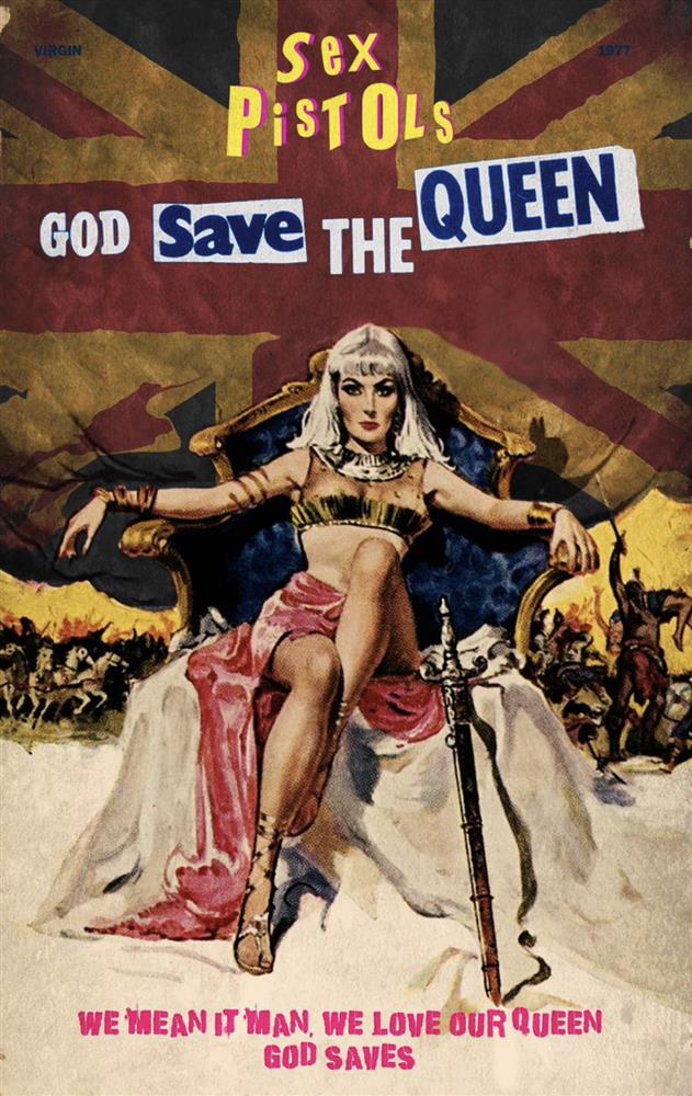 Linda Charles | God Save The Queen - Songbook | Limited Edition British Art - EB London
