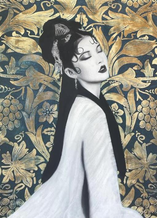 Linda Charles | Golden Beauty | Original British Art - EB London