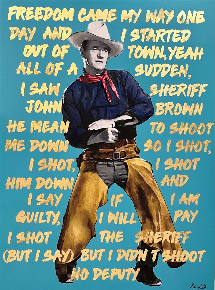 Linda Charles | I Shot The Sheriff - John Wayne | Original British Art - EB London