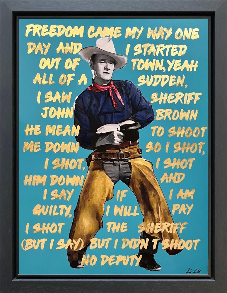 Linda Charles | I Shot The Sheriff - John Wayne | Original British Art - EB London