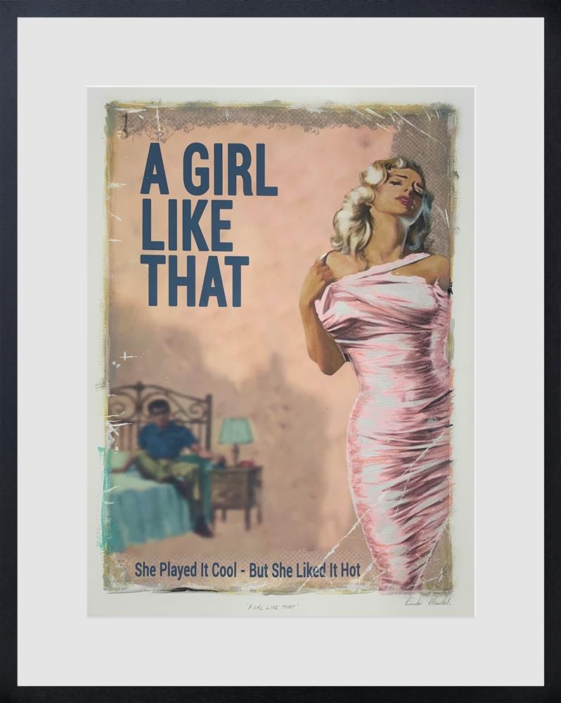 Linda Charles | LOW AVAILABILITY - A Girl Like That | Limited Edition British Art - EB London