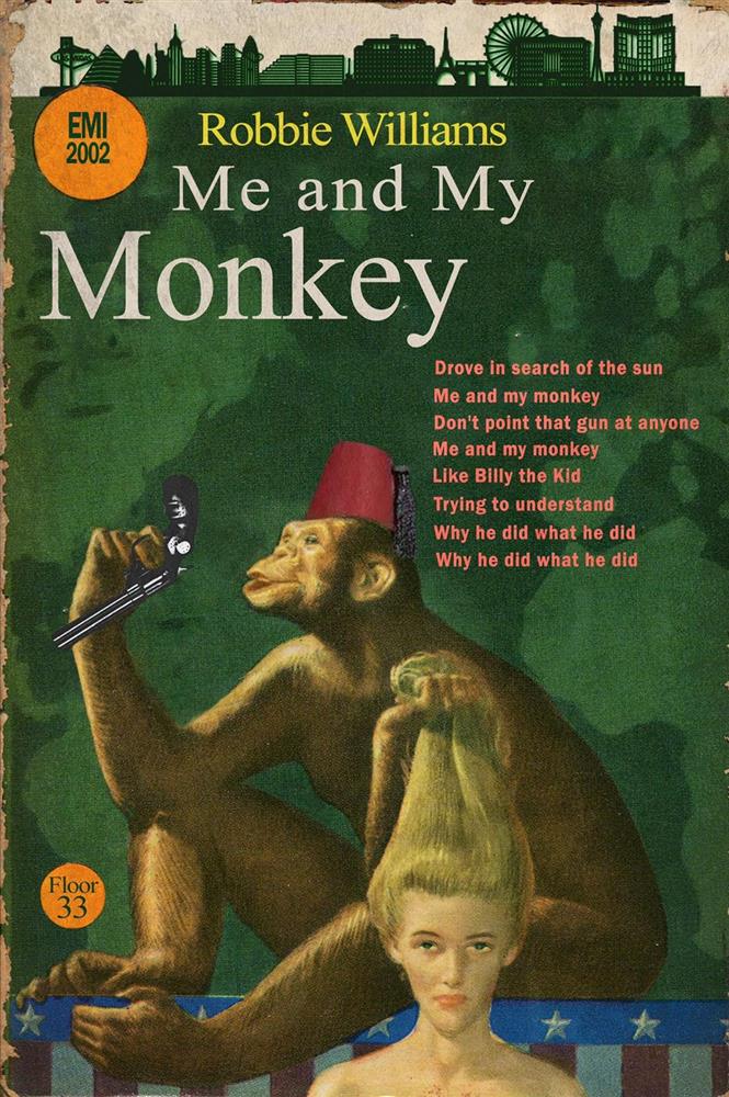 Linda Charles | Me And My Monkey | Original British Art - EB London