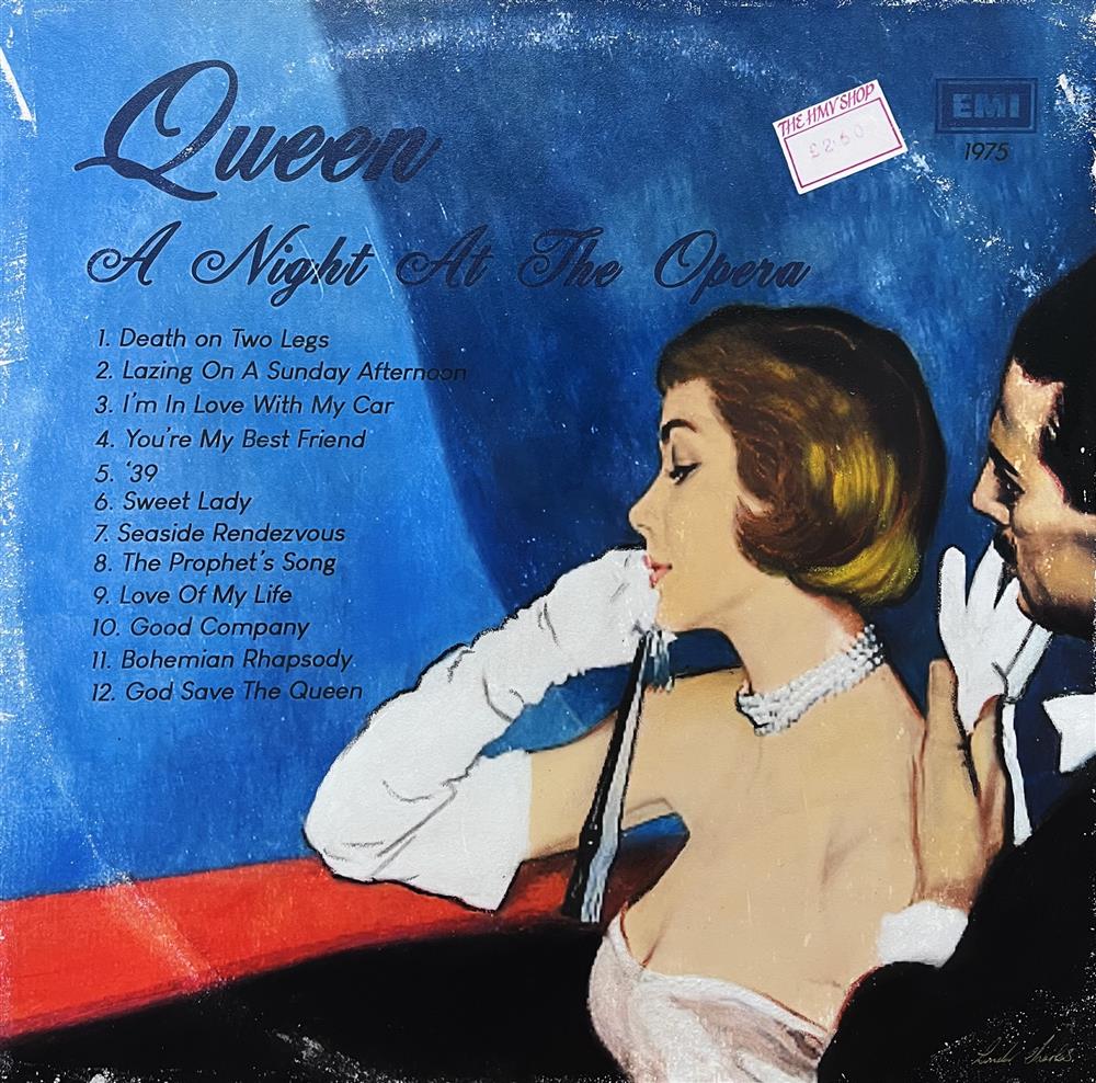 Linda Charles | Night At The Opera - ReVinyled Collection | Original British Art - EB London