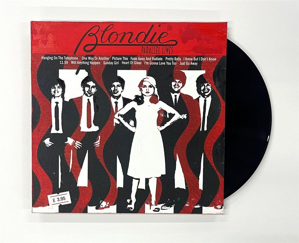 Linda Charles | Parallel Lines - ReVinyled | Original British Art - EB London