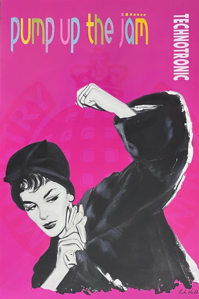 Linda Charles | Pump Up The Jam II | Original British Art - EB London