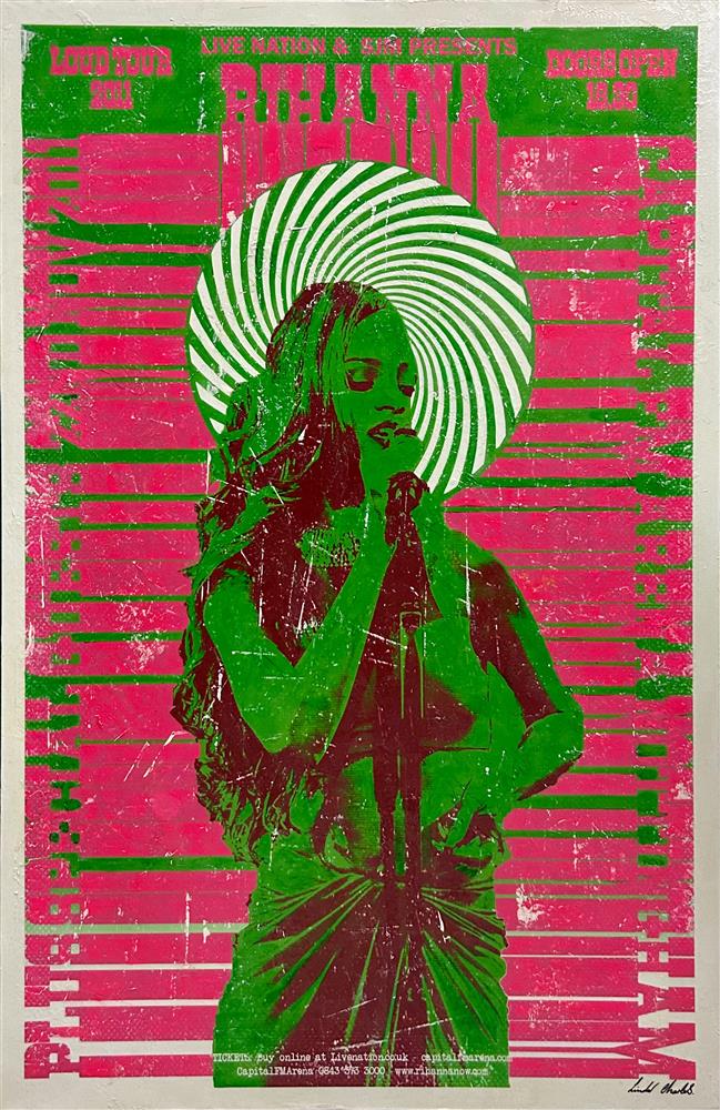 Linda Charles | Rihanna – Capital FM Arena, Nottingham, November 2011 | Original British Art - EB London