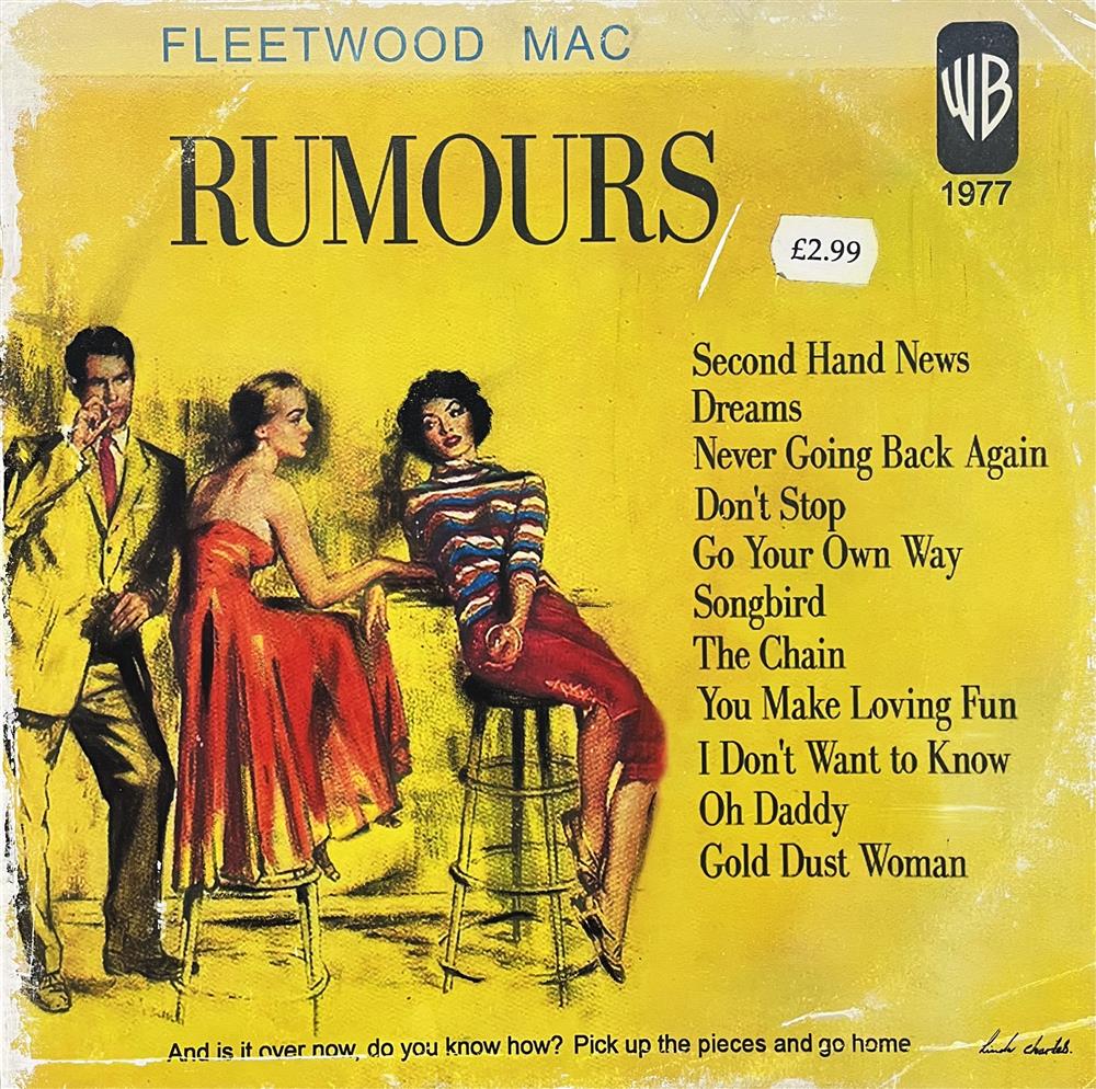 Linda Charles | Rumours - ReVinyled Collection | Original British Art - EB London