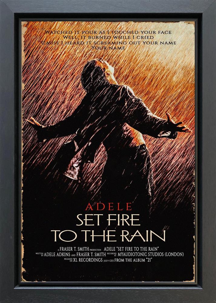 Linda Charles | Set Fire To The Rain - ReMovied | Original British Art - EB London