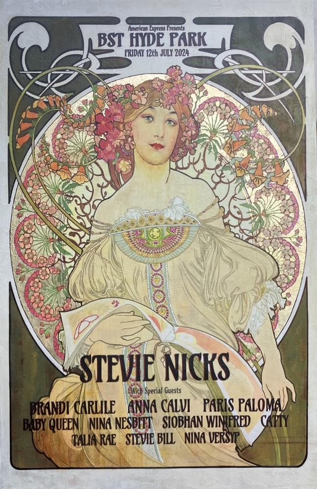 Linda Charles | Stevie Nicks - Hyde Park, London July 2024 | Original British Art - EB London