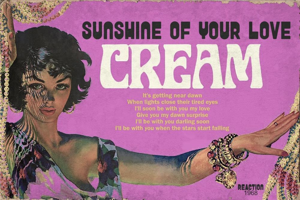 Linda Charles | Sunshine Of Your Love Cream | Original British Art - EB London