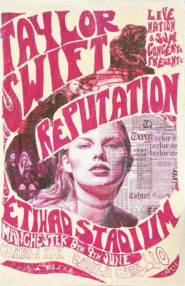 Linda Charles | Taylor Swift - Reputation Tour 2018 | Original British Art - EB London