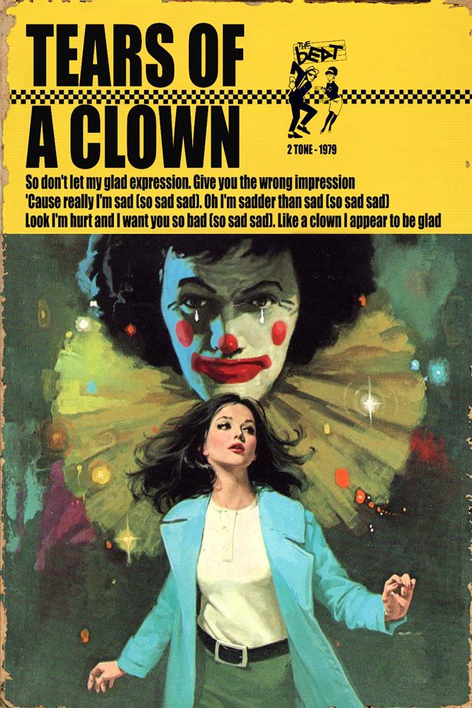 Linda Charles | Tears Of A Clown | Original British Art - EB London
