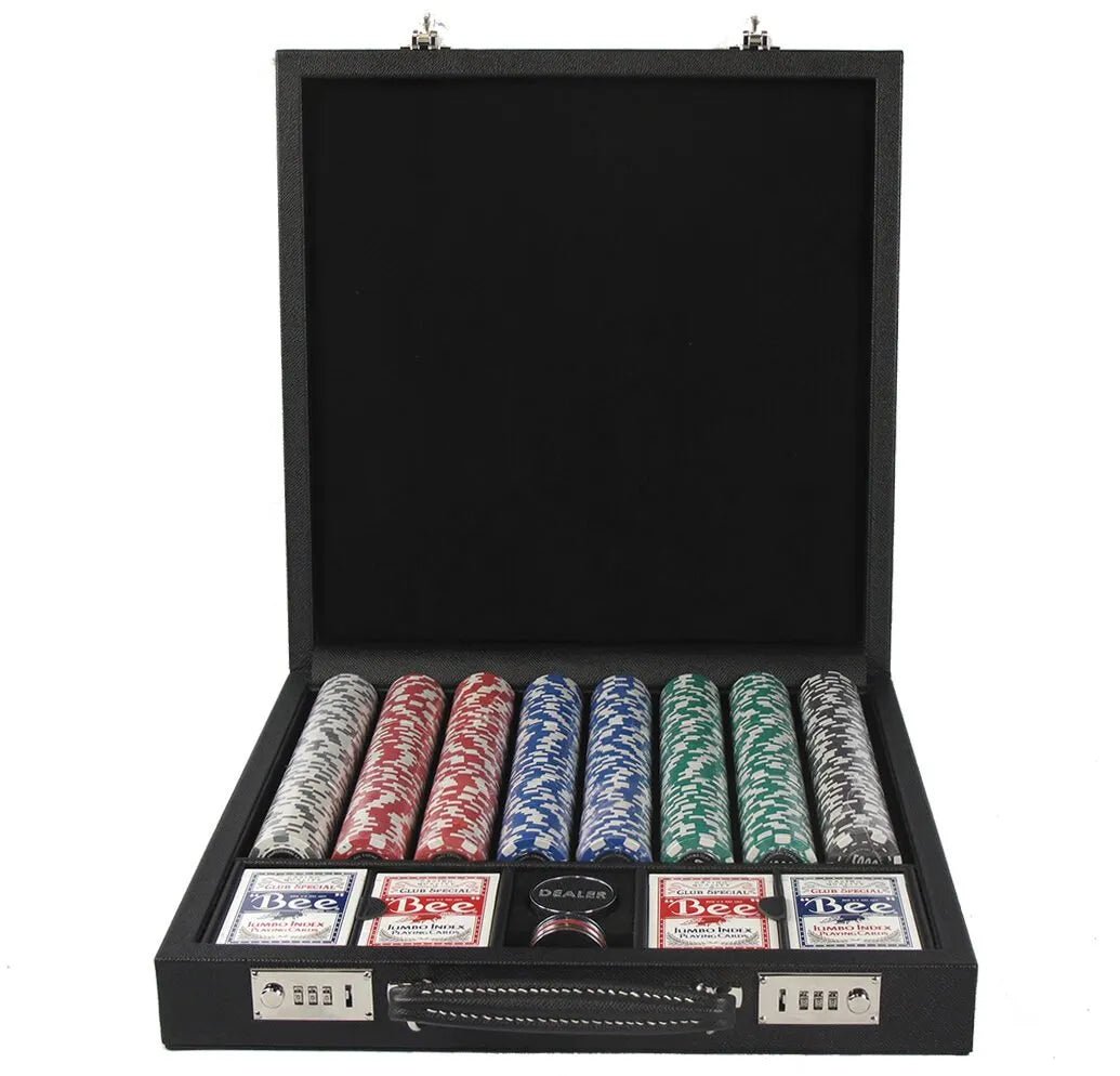 Luxury Poker Set(Ebony Black) – Geoffrey Parker - EB London