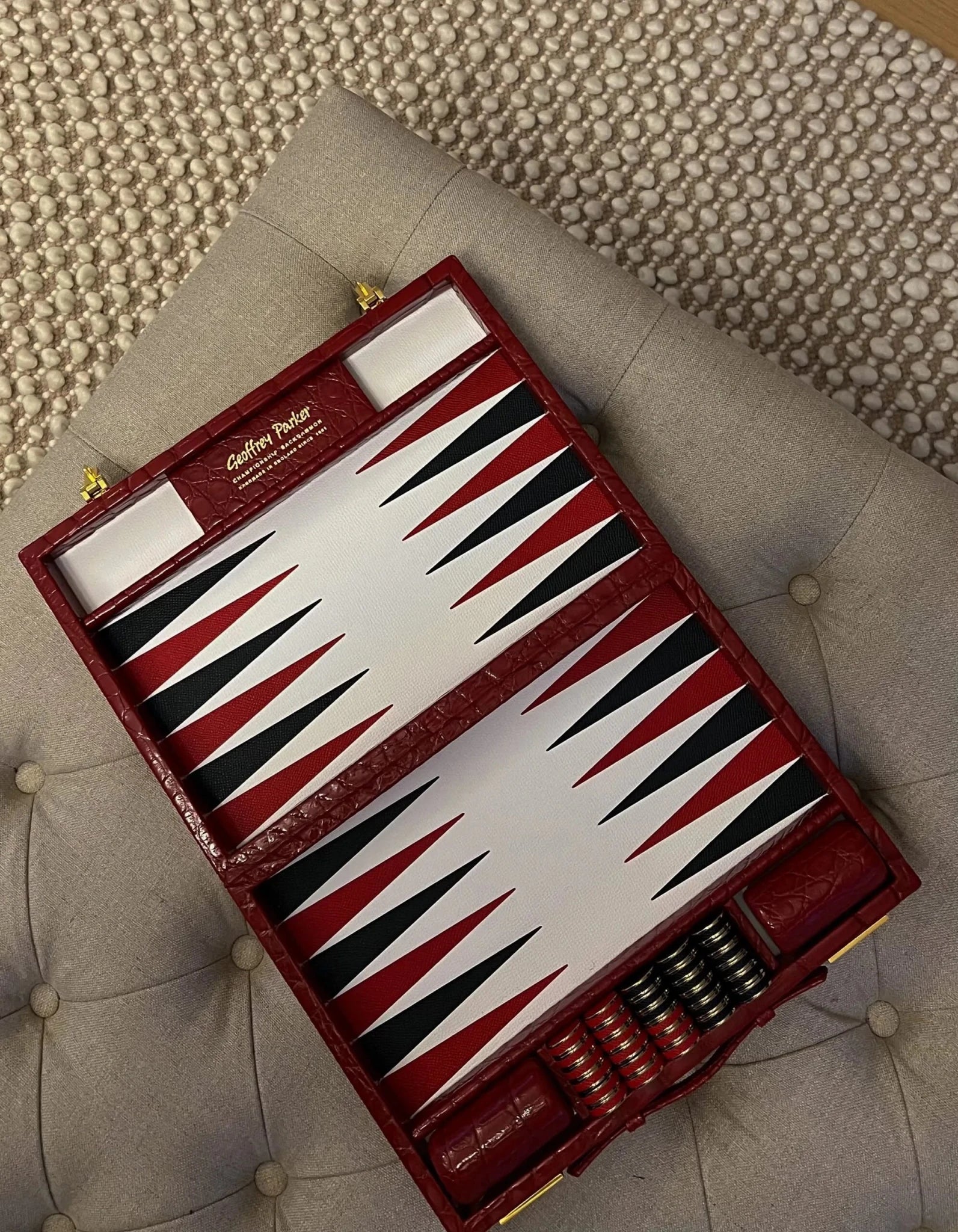 Luxury Travel Backgammon Board – Geoffrey Parker - EB London