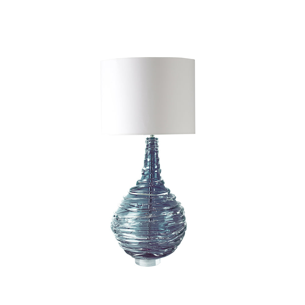 William Yeoward Matilda Table Lamp Steel Blue luxury table lamp - EB London product image 1