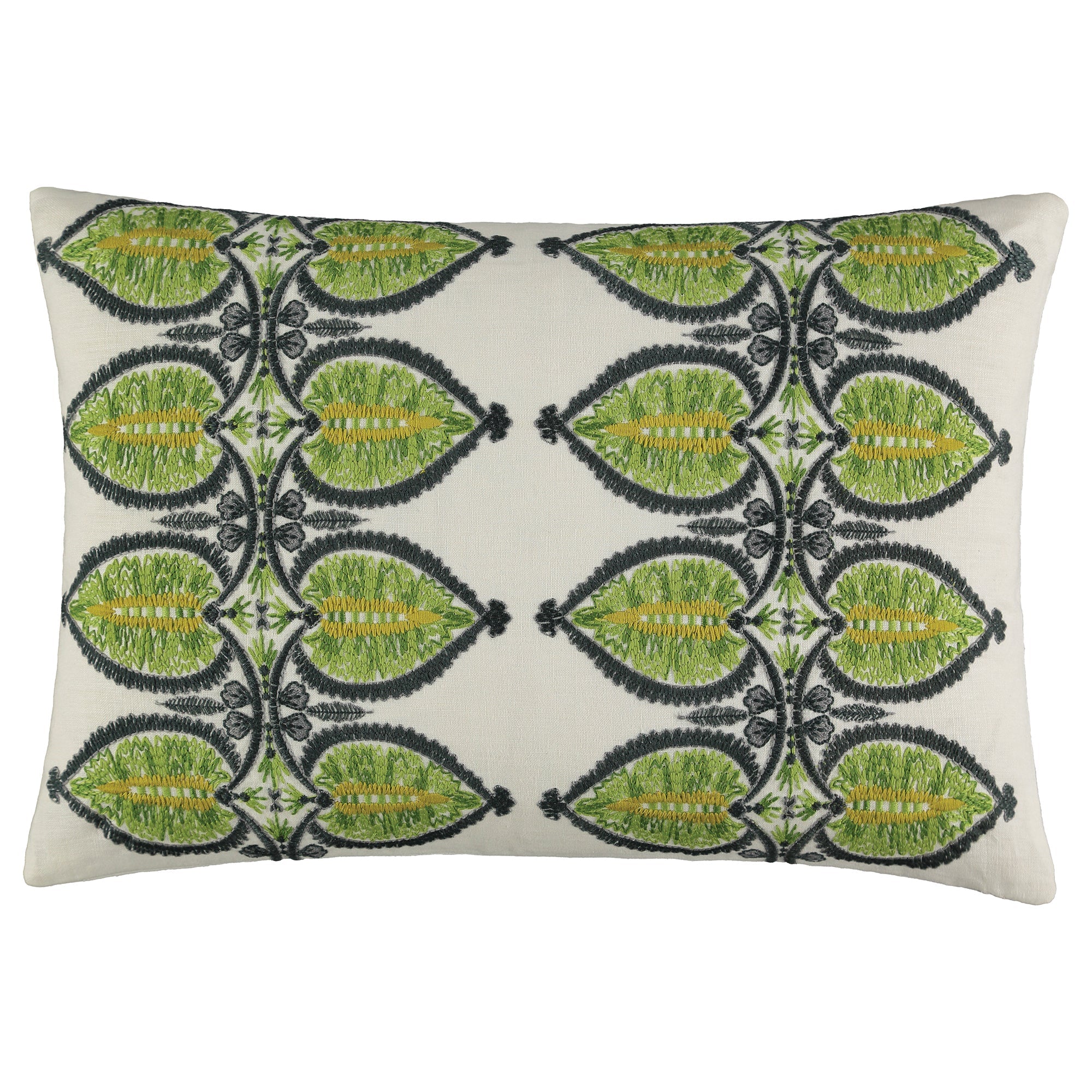 William Yeoward Montacute - Sage 60x40 Cushion luxury cushion - EB London product image 1