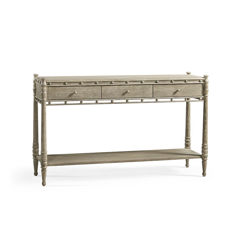 William Yeoward Morris Console Greyed Oak luxury furniture - EB London product image 1
