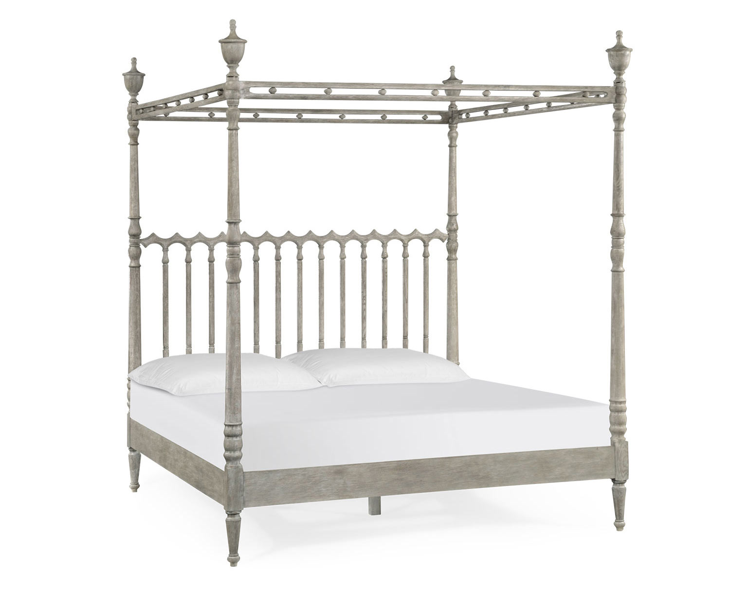 William Yeoward Morris Super King (UK) Bed Greyed Oak luxury interiors - EB London product image 1