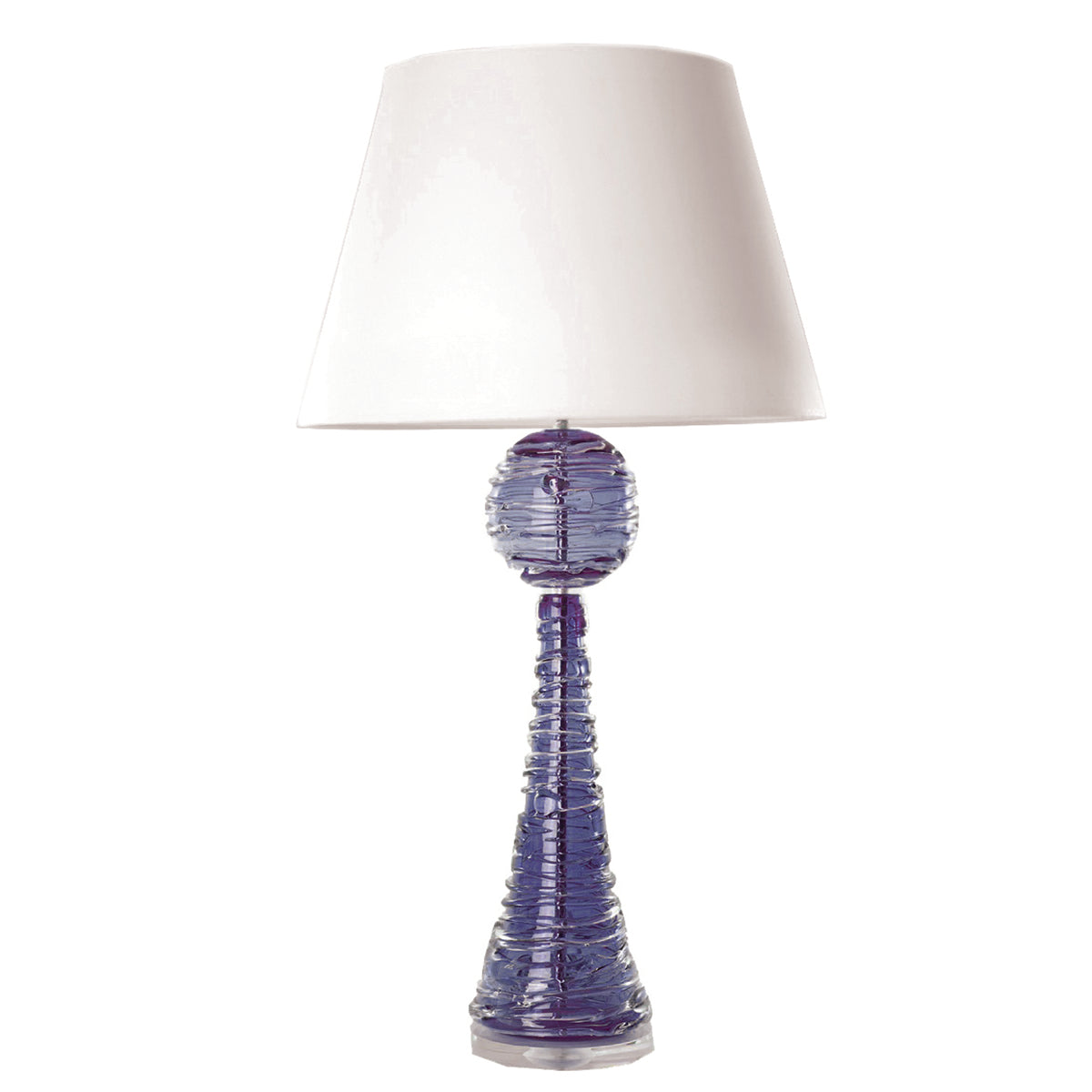 William Yeoward Muffy Table Lamp Amethyst luxury table lamp - EB London product image 1