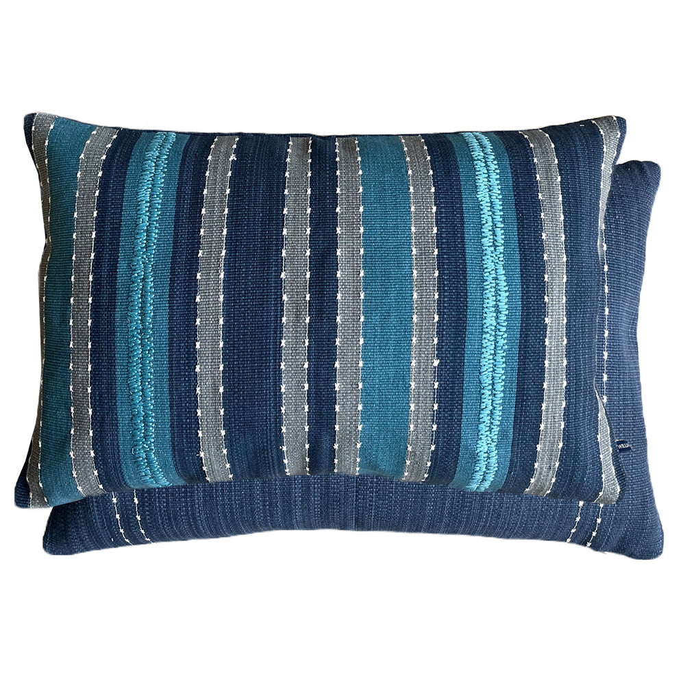 William Yeoward Naraya - Indigo 60x40 Cushion luxury cushion - EB London product image 1