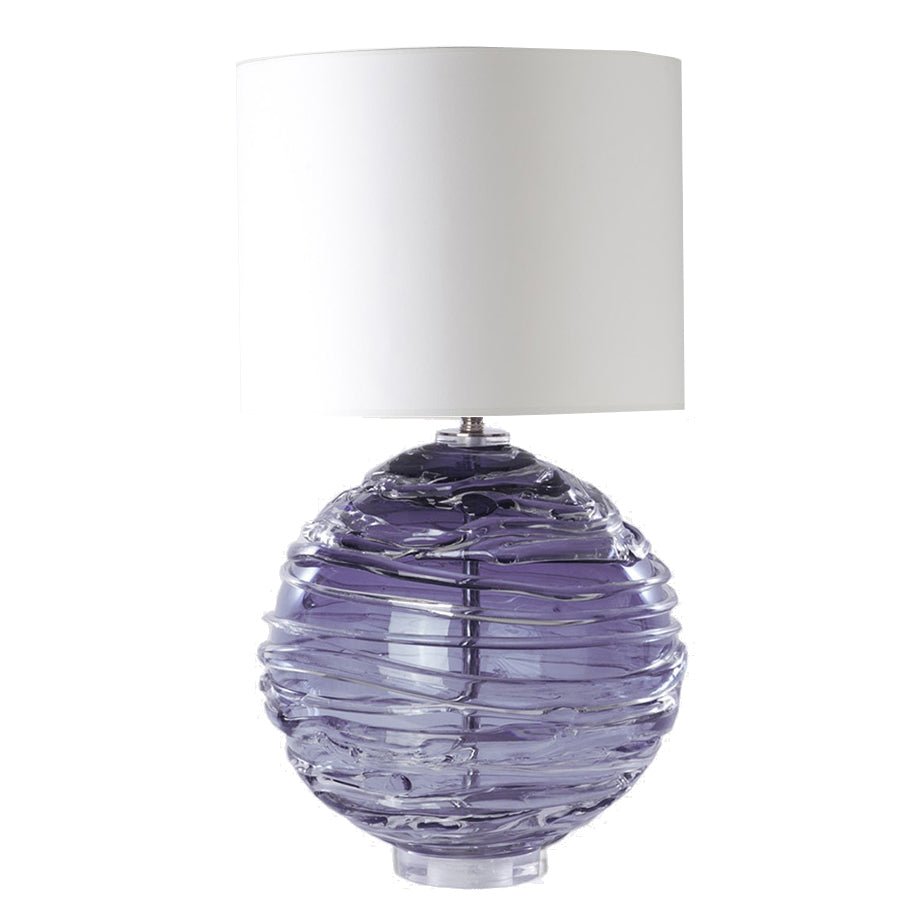 William Yeoward Nerys Table Lamp Amethyst luxury table lamp - EB London product image 1