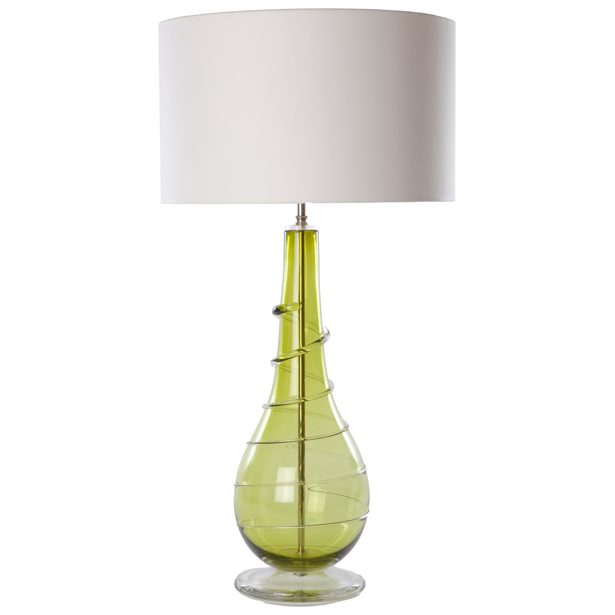 William Yeoward Ninevagh Table Lamp Moss luxury table lamp - EB London product image 1