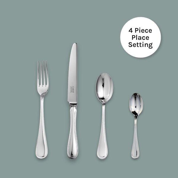 Old English Cutlery 4 Piece Place Setting - Carrs Silver - EB London