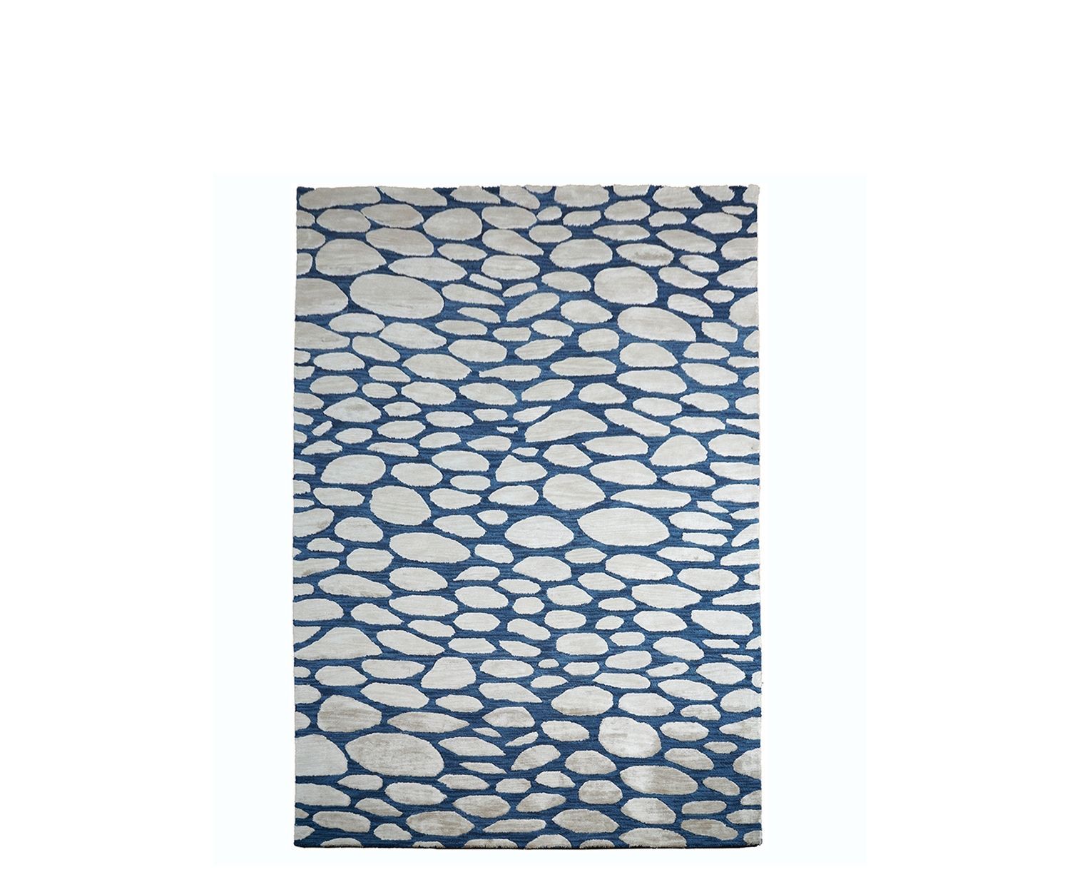 William Yeoward Pebble - Woad 160x260 Rug luxury rug - EB London product image 1