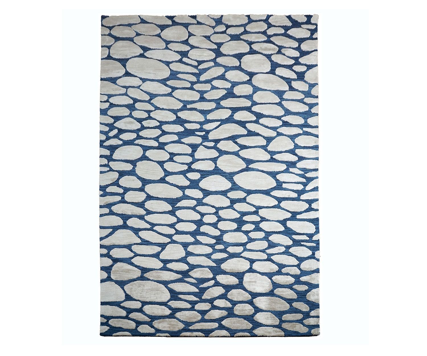 William Yeoward Pebble - Woad 250x350 Rug luxury rug - EB London product image 1