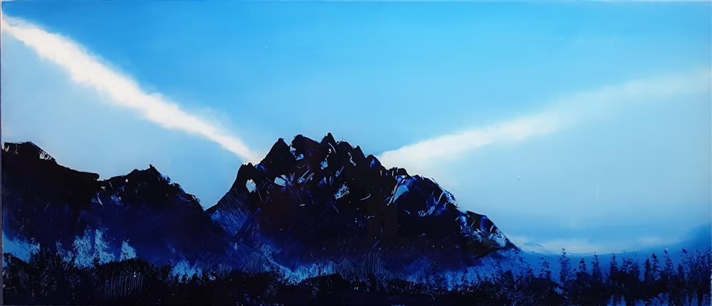 Richard King | Into The Mist - Trfan Snowdonia | Original British Art - EB London