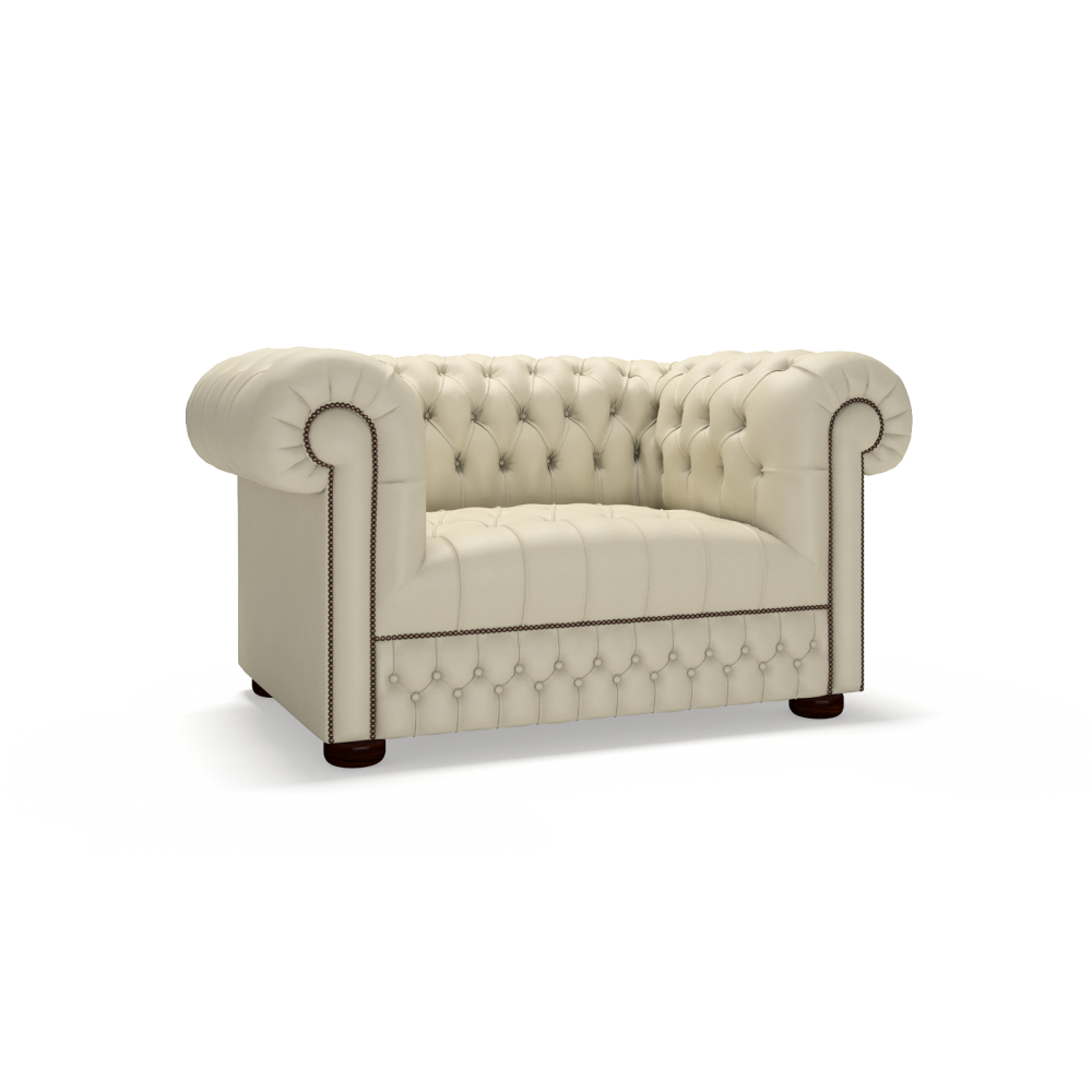 Sofa by Saxon - Belgravia 1.5 Seater Sofa - Hand-Burnished Leather - EB London