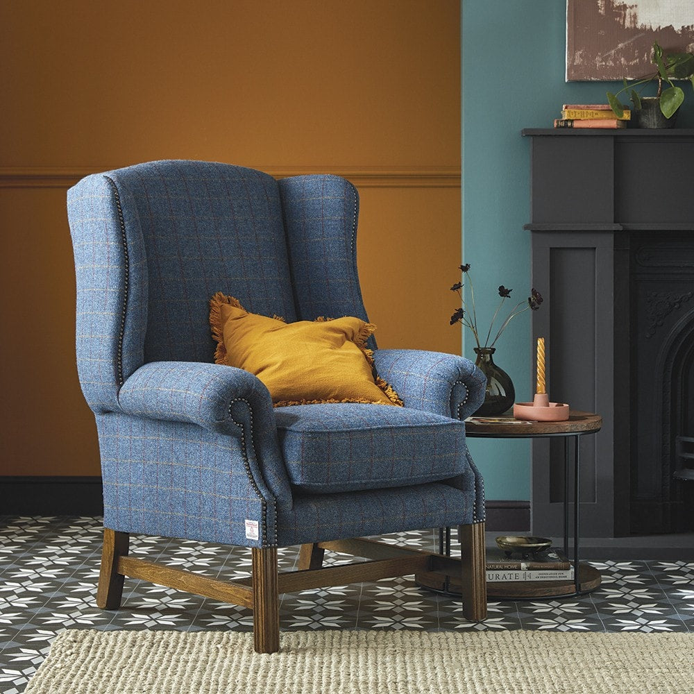 Sofa by Saxon - Richmond Chair - Hand-Burnished Leather - EB London