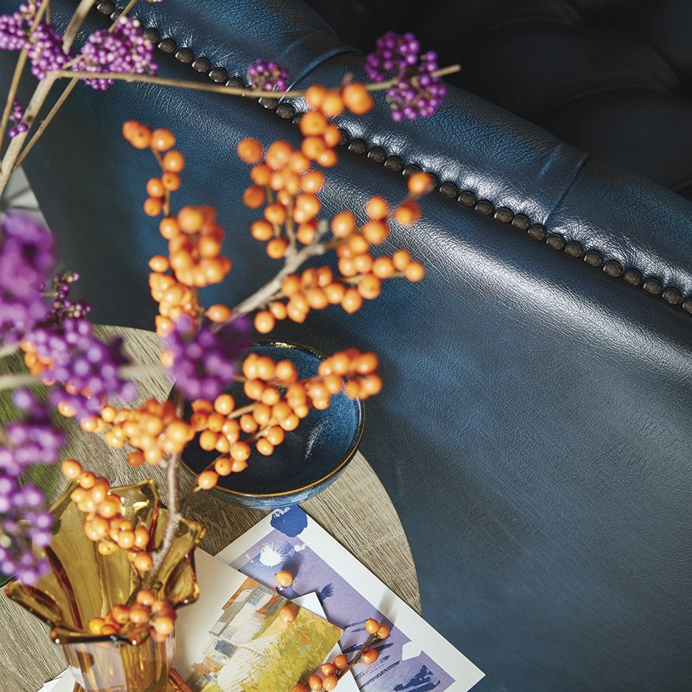 Sofa by Saxon - Burlington Chair - Hand-Burnished Leather - EB London