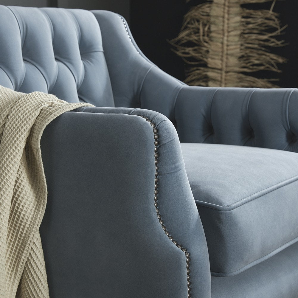 Sofa by Saxon - Thames Chair - Hand-Burnished Leather - EB London