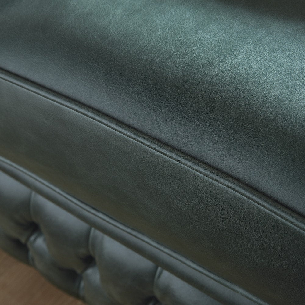 Sofa by Saxon - Ellington 2 Seater Sofa Bed - Hand-Burnished Leather - EB London