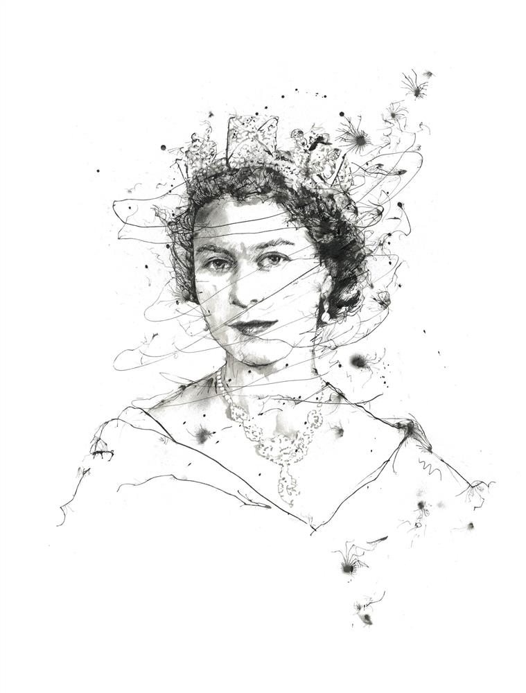 Scott Tetlow | Celebrating Her Majesty - Miniature | Limited Edition British Art - EB London