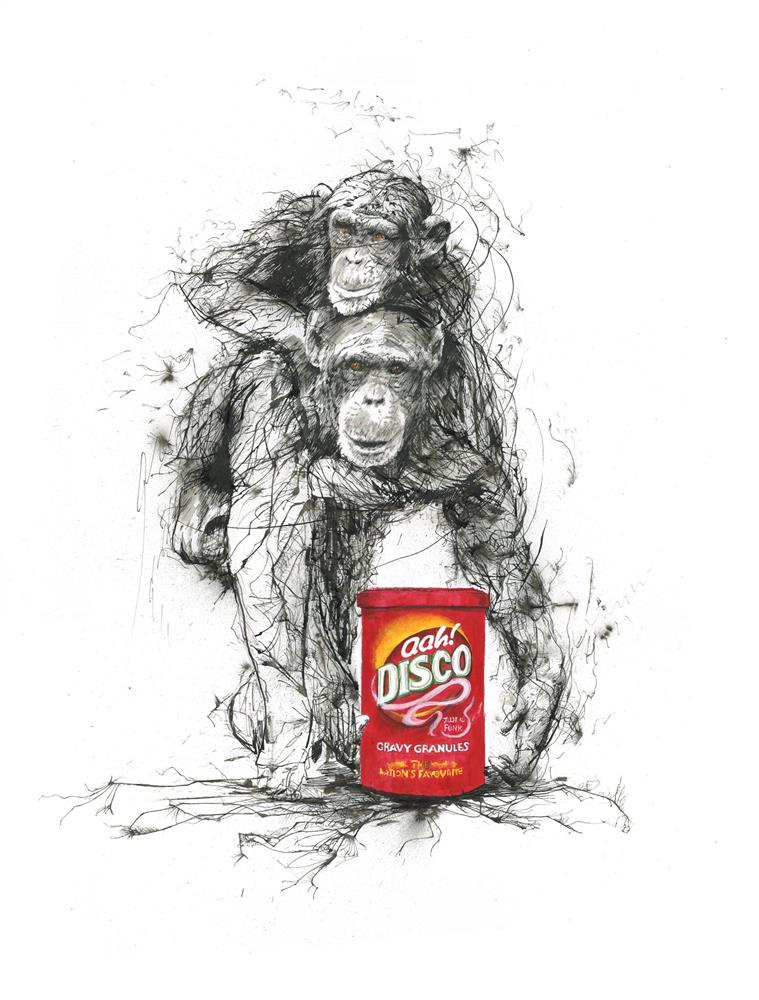 Scott Tetlow | Chimps And Gravy | Limited Edition British Art - EB London
