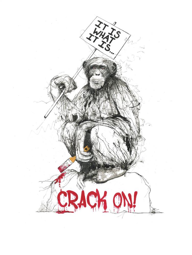Scott Tetlow | Crack On - Miniature | Limited Edition British Art - EB London
