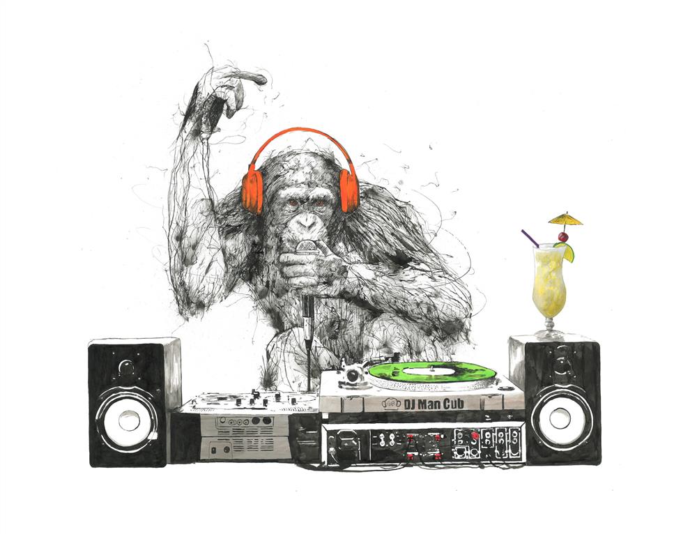 Scott Tetlow | DJ Man Cub III | Limited Edition British Art - EB London