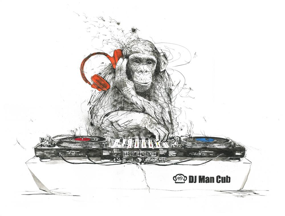 Scott Tetlow | DJ Man Cub | Limited Edition British Art - EB London