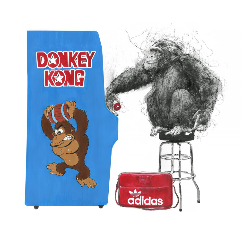 Scott Tetlow | Donkey Kong - Miniature | Limited Edition British Art - EB London