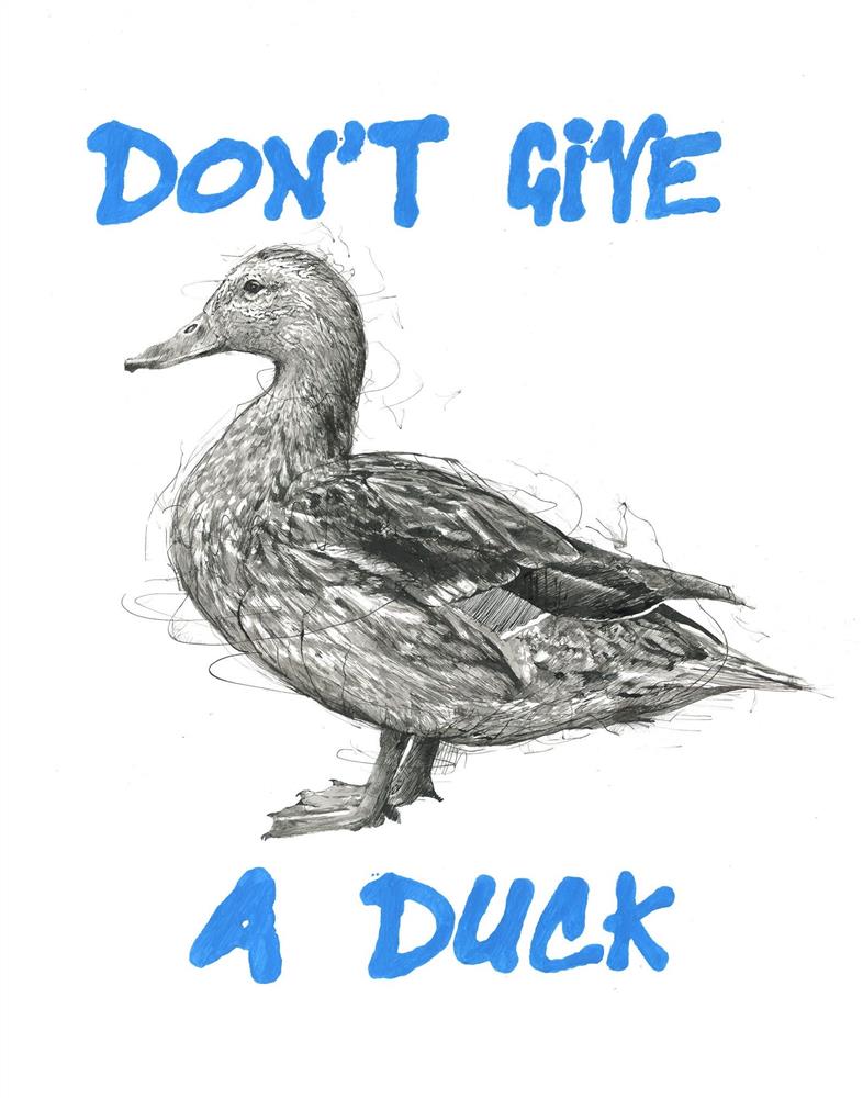 Scott Tetlow | Don't Give A Duck | Original British Art - EB London