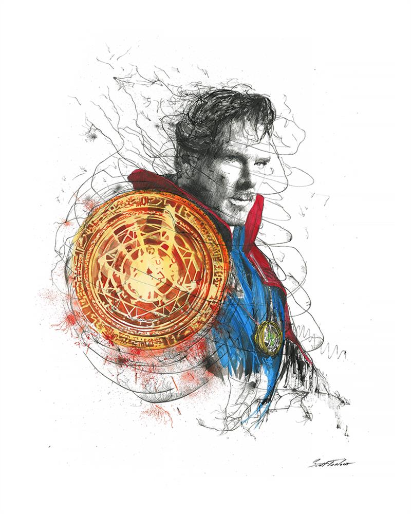 Scott Tetlow | Dr Strange - Miniature | Limited Edition British Art - EB London