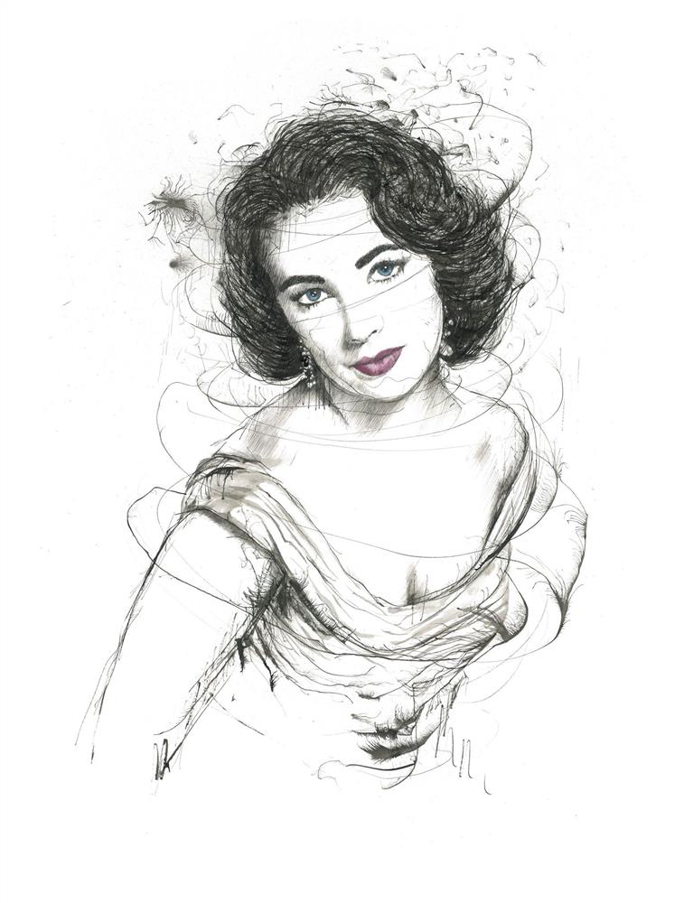 Scott Tetlow | Elizabeth Taylor | Original British Art - EB London