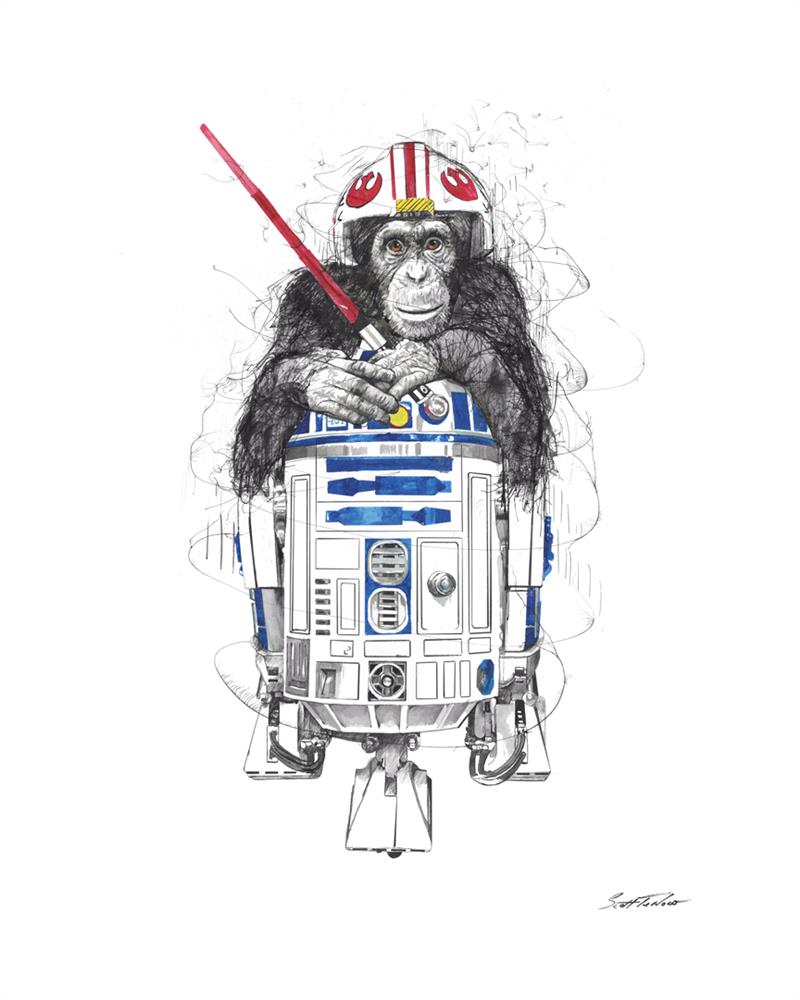 Scott Tetlow | Feel The Force - Miniature | Limited Edition British Art - EB London