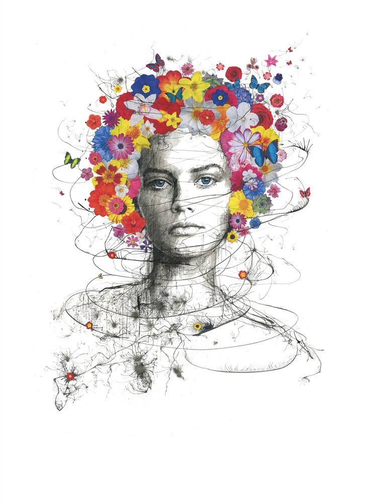 Scott Tetlow | Flower Girl | Original British Art - EB London