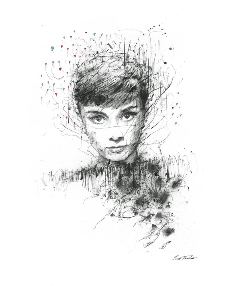 Scott Tetlow | Hepburn - Miniature | Limited Edition British Art - EB London