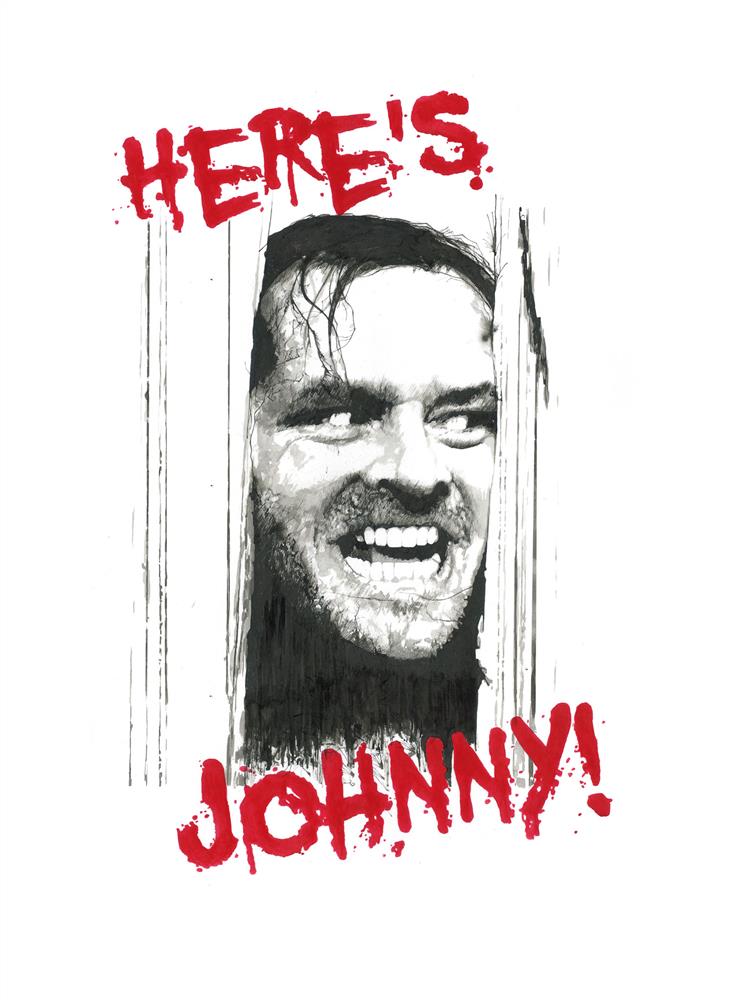 Scott Tetlow | Here's Johnny | Original British Art - EB London