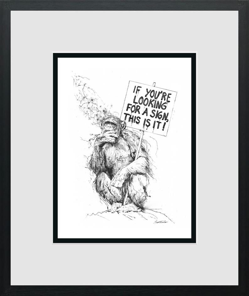 Scott Tetlow | If You're Looking For a Sign - Miniature | Limited Edition British Art - EB London