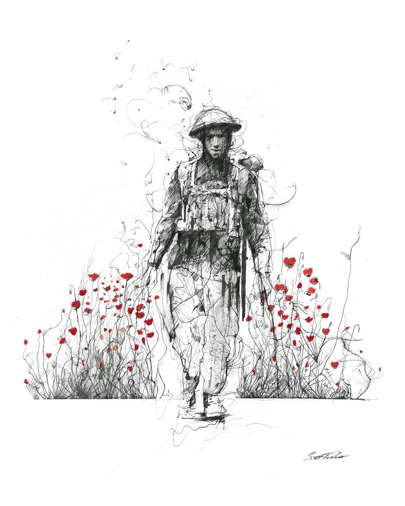 Scott Tetlow | Lest We Forget - Miniature | Limited Edition British Art - EB London